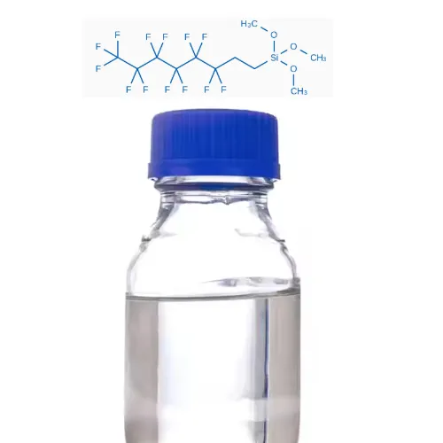 1H, 1H, 2H, 2H-PERFLUOROOCTYLTYLTRIMETHOXYSILANE ar gyfer triniaeth arwyneb Cas 85857-16-5