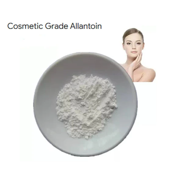 Allantoin Ar gyfer Deunyddiau Crai Cosmetig Croen CAS 97-59-6