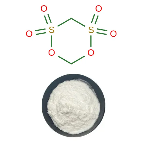 Ychwanegyn electrolyt 1, 5, 2, 4- Dioxadithiane 2, 2, 4, 4- tetraoxide mmds CAS 99591-74-9
