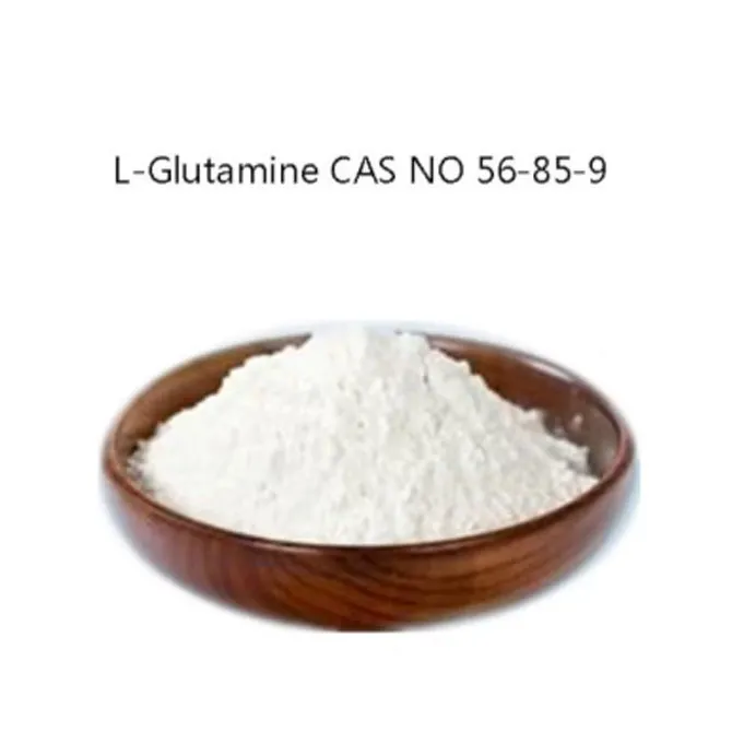 Ychwanegyn bwyd 99% powdr l-glutamin Cas 56-85-9