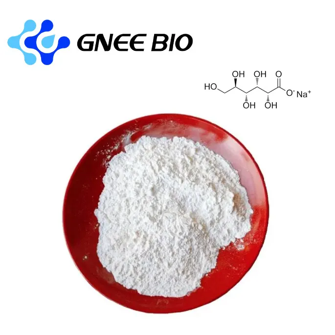 Gradd ddiwydiannol 99% sodiwm gluconate neu asid gluconig sodiwm halen Cas 527-07-1