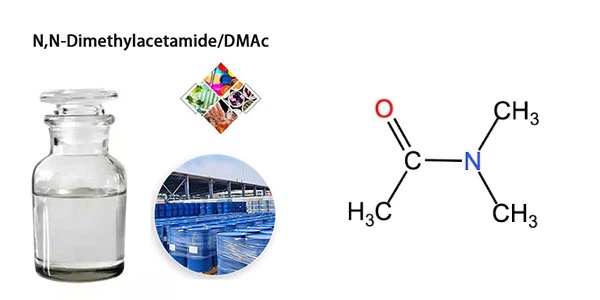 dimethylacetamide molecular structure dimethylacetamide molecular structure