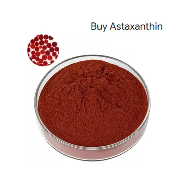 Powdr dyfyniad astaxanthin naturiol CAS 472-61-7