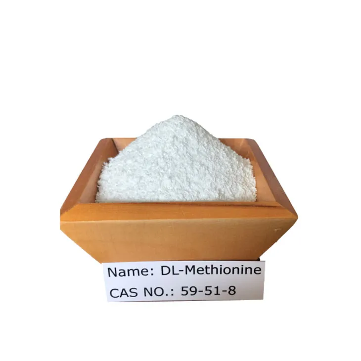 Powdr gwyn dl-methionine fferyllol a gradd porthiant cas 59-51-8